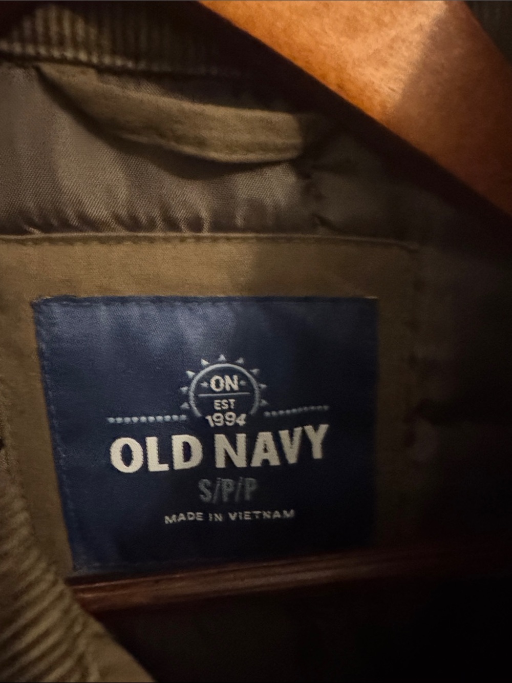 Old Navy Quilted Field Jacket in Olive - Picture 2 of 8